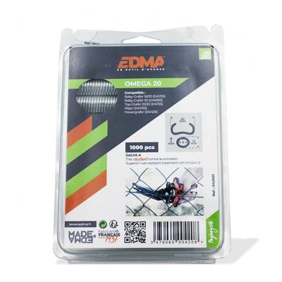 AGRAFES OMEGA 20 GALVA (1000PC)